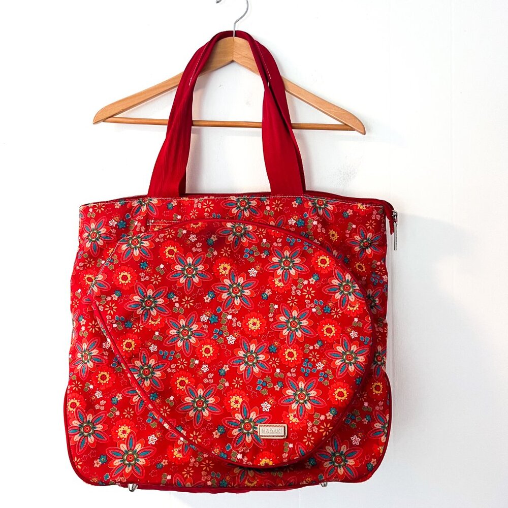 Hadaki Tennis Floral Tote Shoulder Bag - Picture 3 of 16